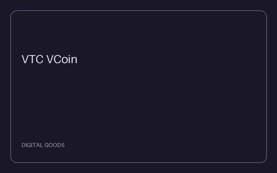 VTC VCoin