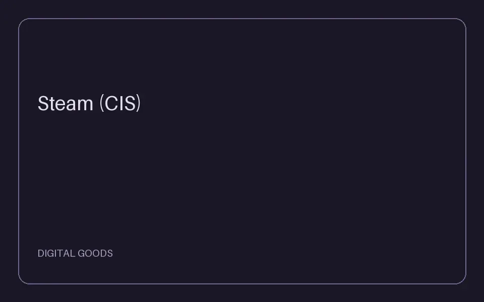 Steam (CIS)